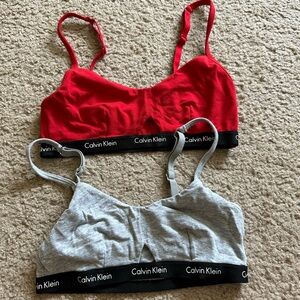2 Calvin Klein Bra Tops